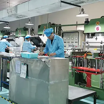 SANNYIN factory workshop with production line workers