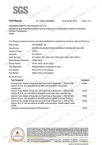LFGB test report