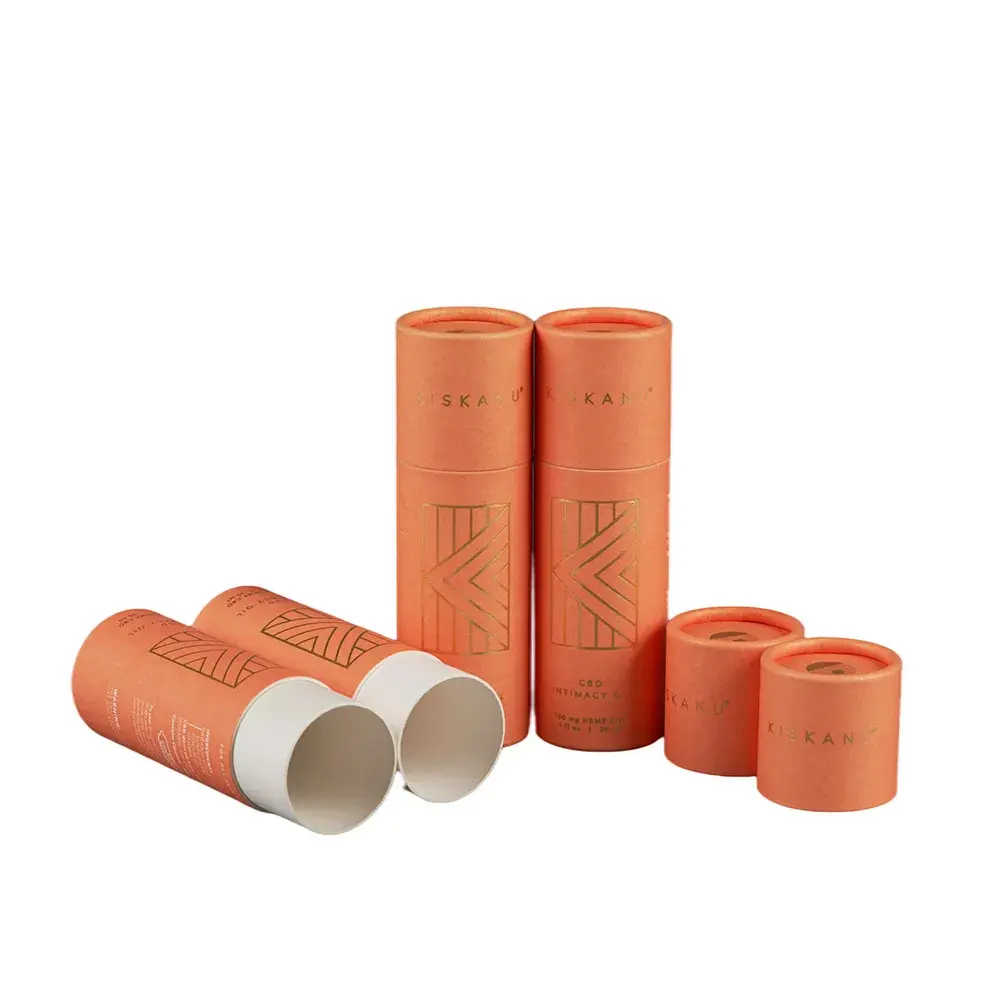 Paper tube packaging for silicone cling film rolls